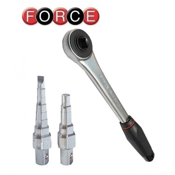 Набор сквозная трещотка DR. с внутренними многоразмерными отвертками 3пр. 4031