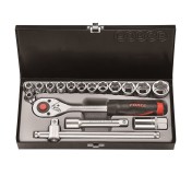 Набор инструмента 17 предметов под посадочный размер 1/2"