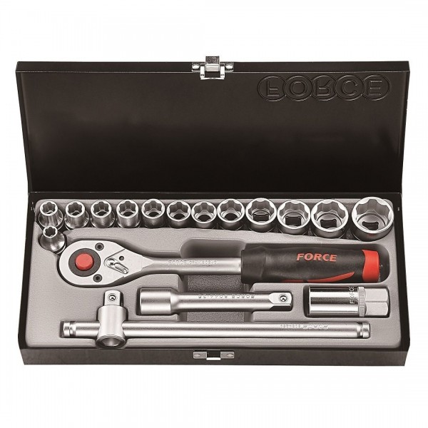 Набор инструмента 17 предметов под посадочный размер 1/2" 4173