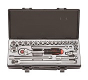 4243S Набор дюймовых 6гр. головок SL (с УПК) 10-32мм, и сопутствующего инструмента DR.1/2" 24 пр