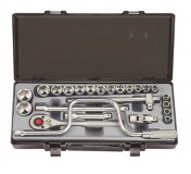 4245S  Набор дюймовых головок с инструментом  DR. 1/2", 24 пр