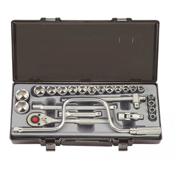 4245S  Набор дюймовых головок с инструментом  DR. 1/2", 24 пр 4245S     4245S-7