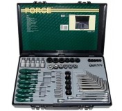 4651 Набор инструмента Torx и головок "Е"  1/4"DR, 1/2"DR.. 65 пр.