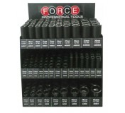 50121E-275 Торговый стенд настольный, 3х этажный, с набором 6гр. ударных головок DR.1/2", 275пр.