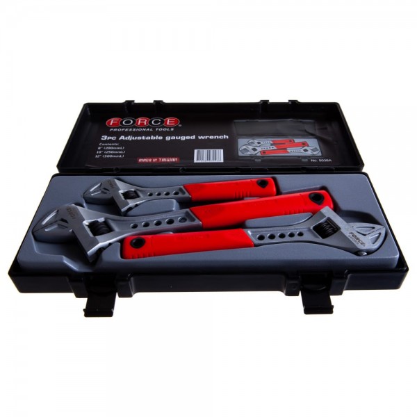 Набор 3 разводных ключа 5036A