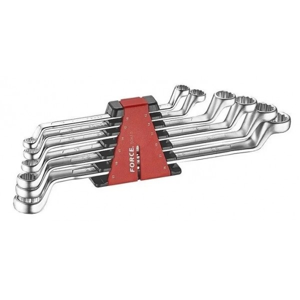 Набор накидных ключей 6пр. 75 град.10х12мм-23х26мм. 50610