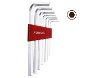 5072L Набор метрических, удлиненных Г-образных ключей под 6-ти гранный шлиц (HEX) (2.5-10мм) 7пр