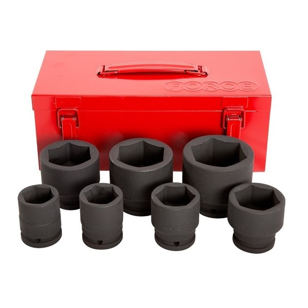 Набор ударных коротких головок 30-55мм, DR.3/4", 7 пр. 6071