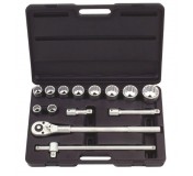 6141SB Набор 12-ти гранных дюймовых головок с трещоткой 14 пр. DR. 3/4''