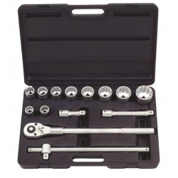 6141SB Набор 12-ти гранных дюймовых головок с трещоткой 14 пр. DR. 3/4''