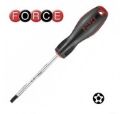 71F20 Отвертка под шлиц 5-ти лучевая звезда TS20, с отверстием для шплинта