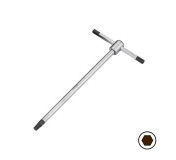 764...T   T-образный 3-х сторонний ключ-отвёртка, под 6-ти гранный шлиц 2-14мм, со скользящим коротким жалом