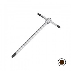 764...T   T-образный 3-х сторонний ключ-отвёртка, под 6-ти гранный шлиц 2-14мм, со скользящим коротким жалом