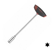 776 04...16 Ключ-отвертка с торцевой головкой под 6-ти лучевую гайку/болт Е4-Е16