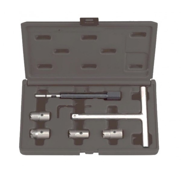 FORCE  Набор ручных фрез (шарожек) для обработки посадочных гнёзд дизельных форсунок 907G7