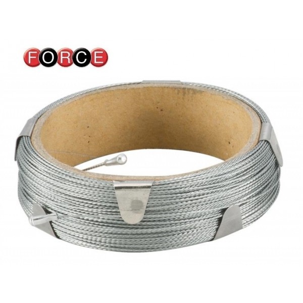 Стальная струна в круглой оплётке из нержавеющей стали, для ручного вырезания вклеенного лобового стекла, 9M0505