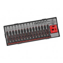 T2173A Н-р отвёрток д/ювелирных работ с пинцетом и (раз)намагничивателем 17пр (шт.)