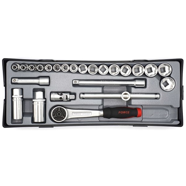 Набор инструмента 24 предмета под посадочный размер 3/8" 3251-72