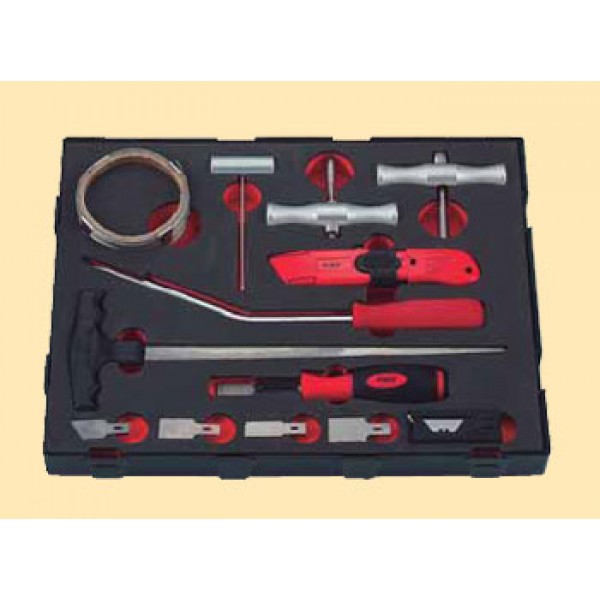 Набор для демонтажа автостекол 13 предметов K913M1