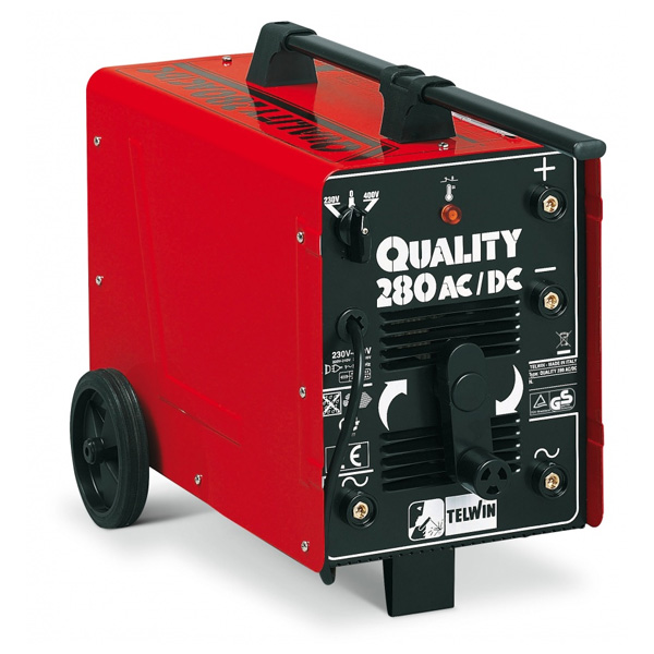 Сварочный аппарат QUALITY 280 AC/DC с электродом MMA, переменый и постоянный ток 230-400V, 45-230АС/25-160DC (шт.) 814097