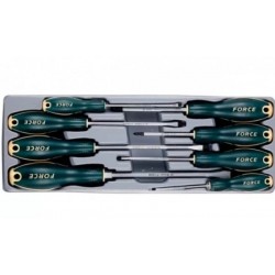 T2084B Набор отверток Force 8 предметов в ложементе
