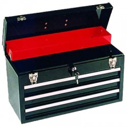 NTBD133-X Ящик инструментальный с верхним отделением под замок и 3-мя выдвижными полками.
