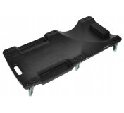 TRH6802-2 Лежак пластиковый, подкатной низкопрофильный с лотками и с подушкой, 40" 1000мм на 6 колёсах