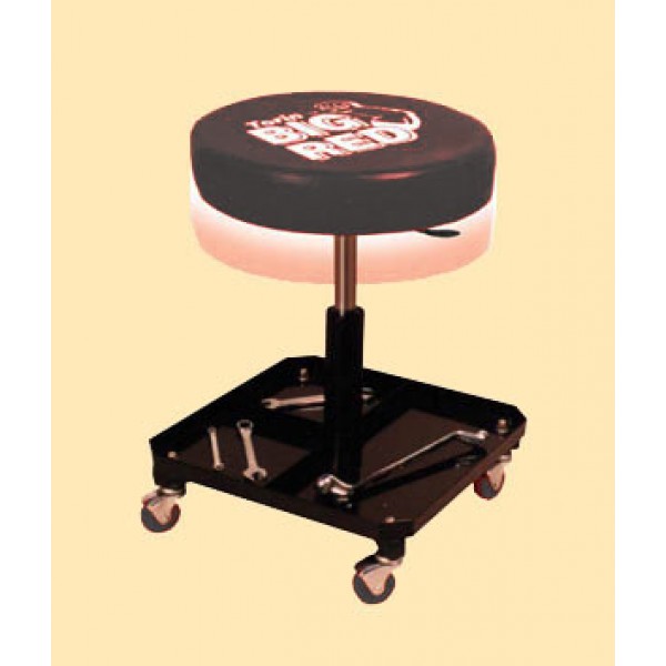 Регулируемый табурет на колесах, с квадратной инструментальной полкой TR6201CX