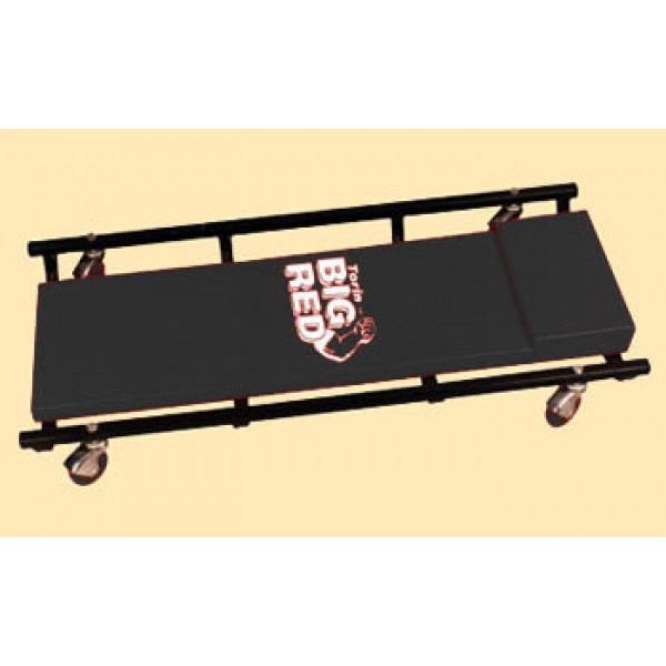 Лежак подкатной 36" (900мм) на 4х колёсах, мягкий, с подушкой. TR6453