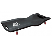 TRH6803 Лежак пластиковый подкатной низкопрофильный с подушкой, 36" 900мм на 4 колёсах