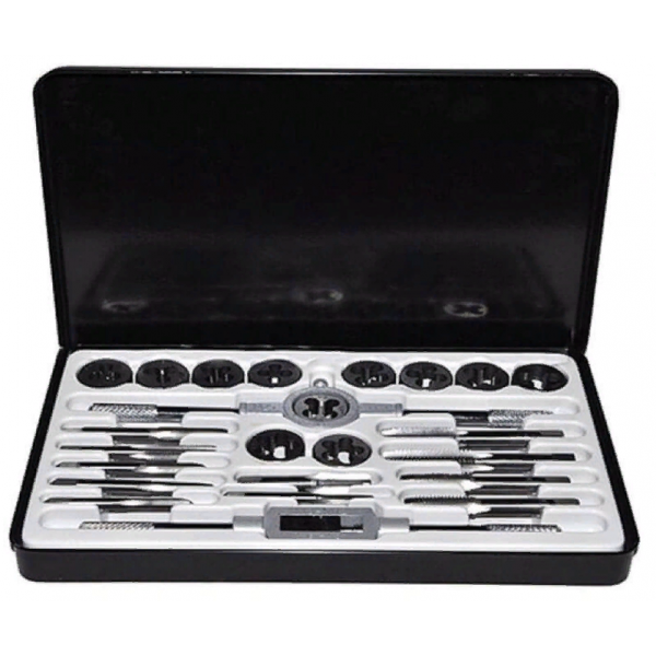 TRX0024METRIC Набор метчиков и плашек метрический 24 предмета TRX0024METRIC  TRX024METRIC