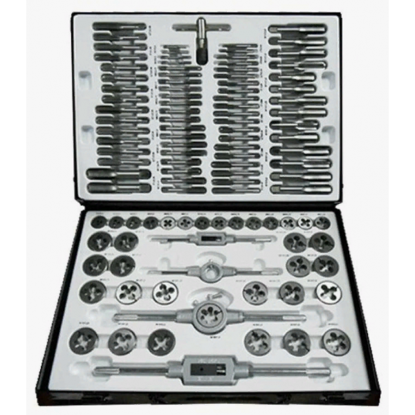 TRX0110 Набор метчиков и плашек универсальный 110 пр TRX0110   TRX110