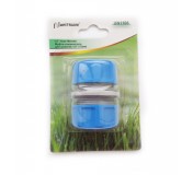 UN-1106 Зажимная муфта-соединитель, для двух поливочных шлангов 1/2" (12мм)