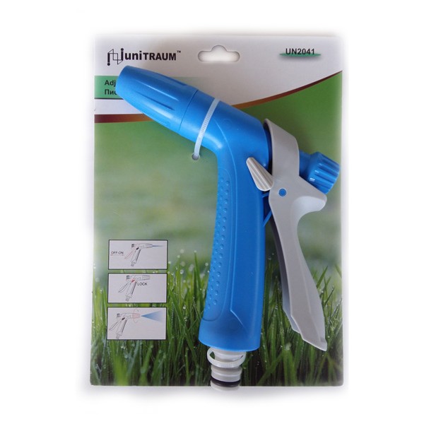 Поливочный пистолет-распылитель с кистевым курком и регулируемым рассеиванием UN-2041