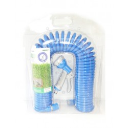 UN-6715E-01 Набор: Шланг витой 15м с пистолетом-душем и соединителями шлангов