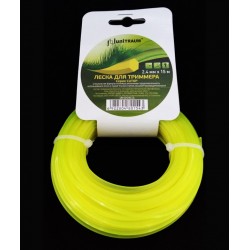 UN-CH24C15 Леска для триммера шестигранная 2.40mm x 15m (Cutop)