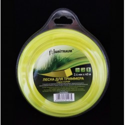 UN-CQ24B40 Леска для триммера квадратная 2.40mm x 40m (Cutop) в блистере