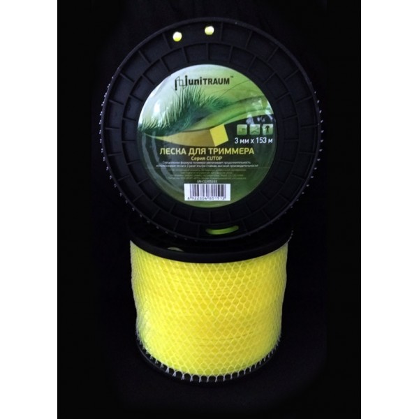 Леска для триммера квадратная 3.00mm x 153m (Cutop) катушка UN-CQ30S153