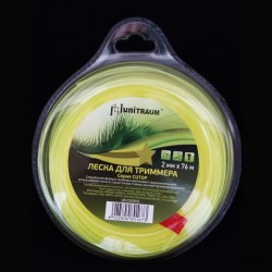 UN-CS20B76 Леска для триммера звезда 2.00mm x 76m (Cutop) в блистере