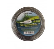 Леска для триммера двухкомпонентная квадратная витая 1.65mm x 15m (Dual-Cut) в блистере
