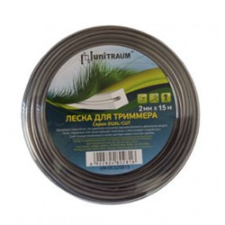 Леска для триммера двухкомпонентная квадратная витая 2.00mm x 15m (Dual-Cut) в блистере