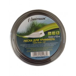 Леска для триммера двухкомпонентная квадратная витая 3.00mm x 12m (Dual-Cut) в блистере