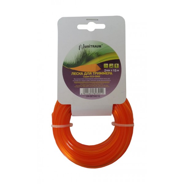 Леска для триммера полиамидная, звезда 1.65mm x 15m (Eco-Edge) в блистере UN-EES165C15