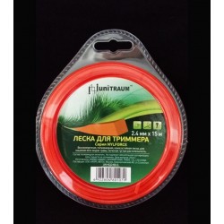 UN-NQ24B15 Леска для триммера квадратная 2.40mm x 15m (Nylforce) в блистере