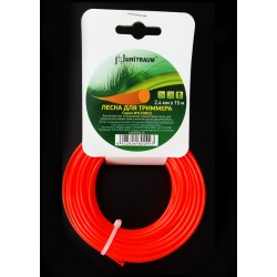 UN-NR24C15 Леска для триммера круглая 2.40mm x 15m (Nylforce)