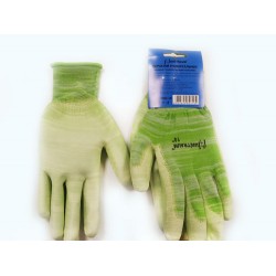 UN-P002-9 Перчатки универсальные (зеленые), с полиуретановым покрытием. р-9