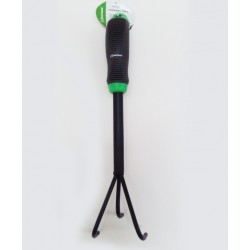 UN-T0722 Рыхлитель 3-зубый "Птичья лапа", L=355мм с эргономической, пластиковой ручкой.