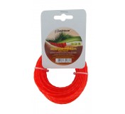 Леска для триммера квадратная витая 2.40mm x 15m (Twistop)