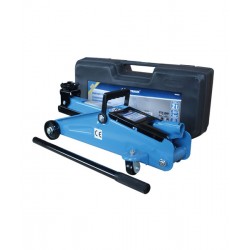 UN82004S 2т. Домкрат подкатной (Н=130мм-350мм) в кейсе (пластик)