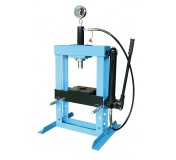 Пресс гидравлический 10т. низкий, с насосом и гидропоршнем  с манометром (ход175мм)